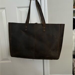 Baseball Mitt leather tote